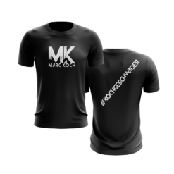 Marc Koch - T-Shirt in Schwarz - Kochgeschwader - Unisex - Musik-Liebhaber-T-Shirt