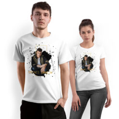 T-Shirt in Weiß Unisex - Foto von Prince Damien