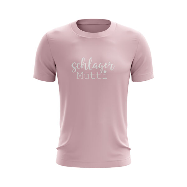 Schlager T-Shirt in Rosa "Schlager Mutti" unisex Frauen