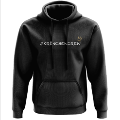 Alisha - Hoodie in Schwarz - #Krönchencrew - Unisex - Locker geschnittener Kapuzenpullover