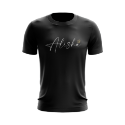 Alisha - T-Shirt in Schwarz - logo - Unisex - Musik-Liebhaber-T-Shirt