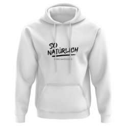 Mirko Santocono - Unisex Hoodie in Weiß - So natürlich