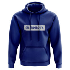 Gelsenkirchen Hoodie Schild blau