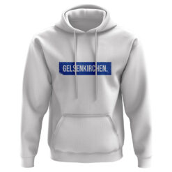 Gelsenkirchen Hoodie Schild weiß