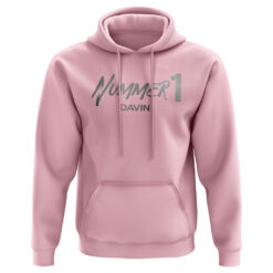 DAVIN Shirt - Nummer 1 - in Pink - Unisex Hoodie