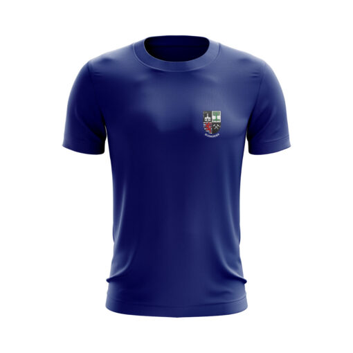 Gelsenkirchen T-Shirt Stadt-Wappen auf der Brust in Blau