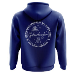 Gelsenkirchen Hoodie - Mein Lieber Scholli, is datschön hier - Ruhrpott Liebe - auf Kohle geboren - Kapuzenpullover in Blau - Unisex Männer Frauen - Föderturm