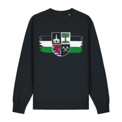 Gelsenkirchen Wappen mit Stadtfarben Pullover schwarz