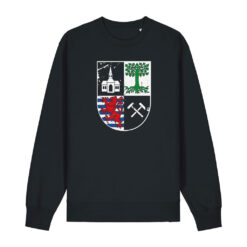 Gelsenkirchen Pullover mit Grunge Wappen in Schwarz