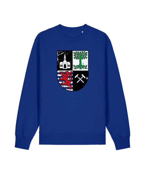 Gelsenkirchen Pullover mit Grunge Wappen in Blau