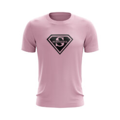 Schnitzel Fan-Shirt Superman in Rosa Unisex T-Shirt Damen Herren Frauen XS M L XL XXL 5XL - Absolut HOT