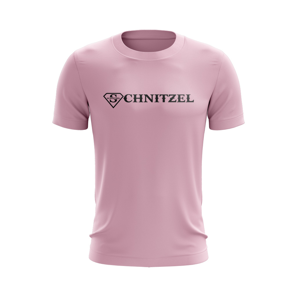 Schnitzel Fan-Shirt Superman in Rosa Unisex T-Shirt Damen Herren Frauen XS M L XL XXL 5XL - Absolut HOT