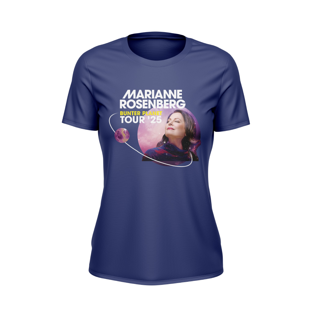 Marianne Rosenberg – Damen T-Shirt – Bunter Planet Tour ’25 (Motiv 2)