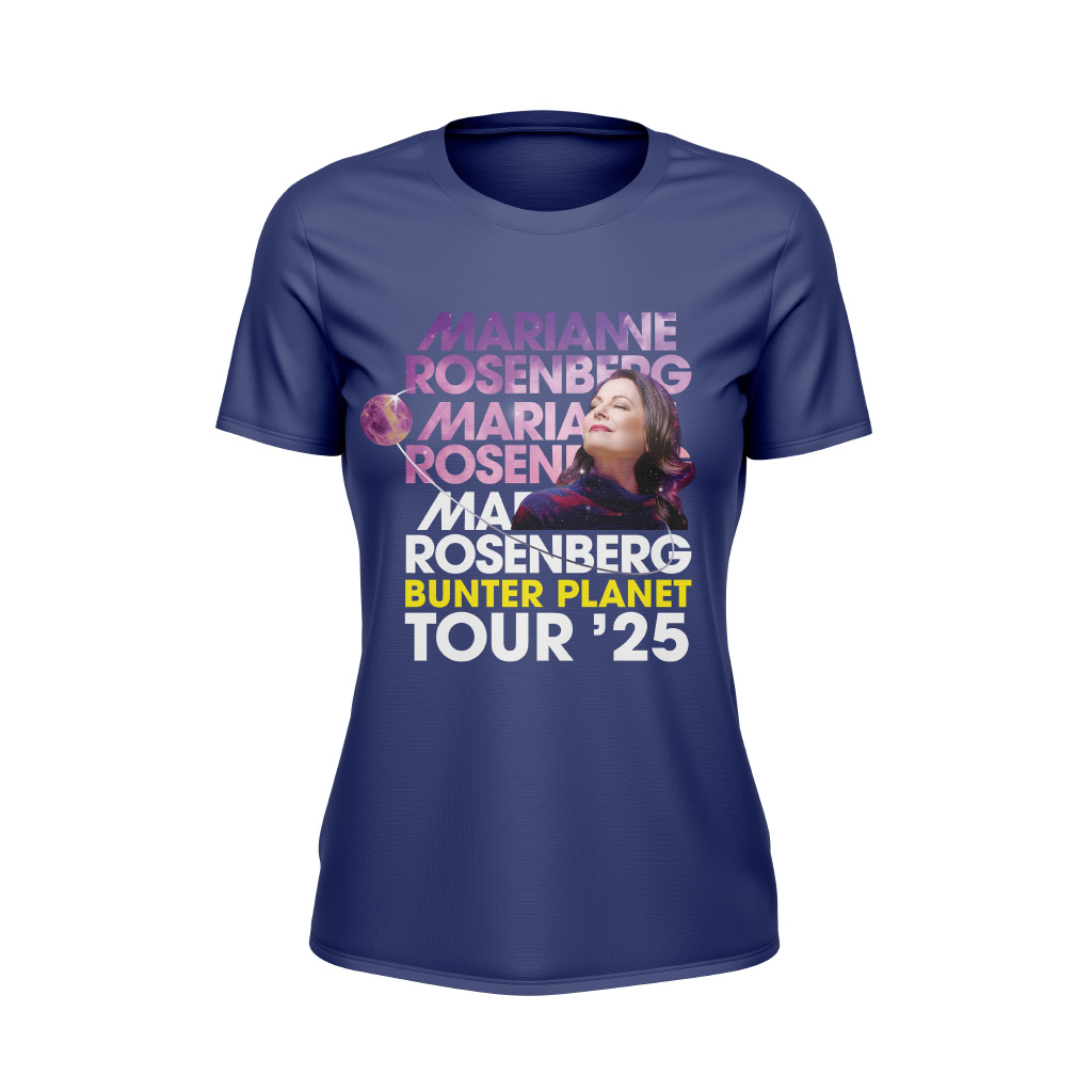 Marianne Rosenberg – Damen T-Shirt – Bunter Planet Tour ’25