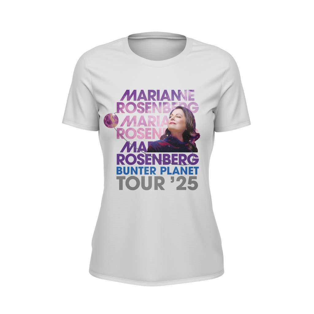 Marianne Rosenberg – Damen T-Shirt – Bunter Planet Tour ’25 – Bild 2