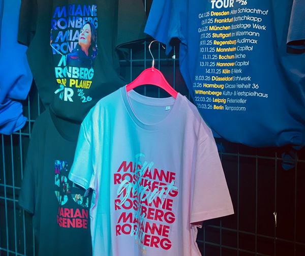 Tours Stand Merchandise Musiker T-Shirts