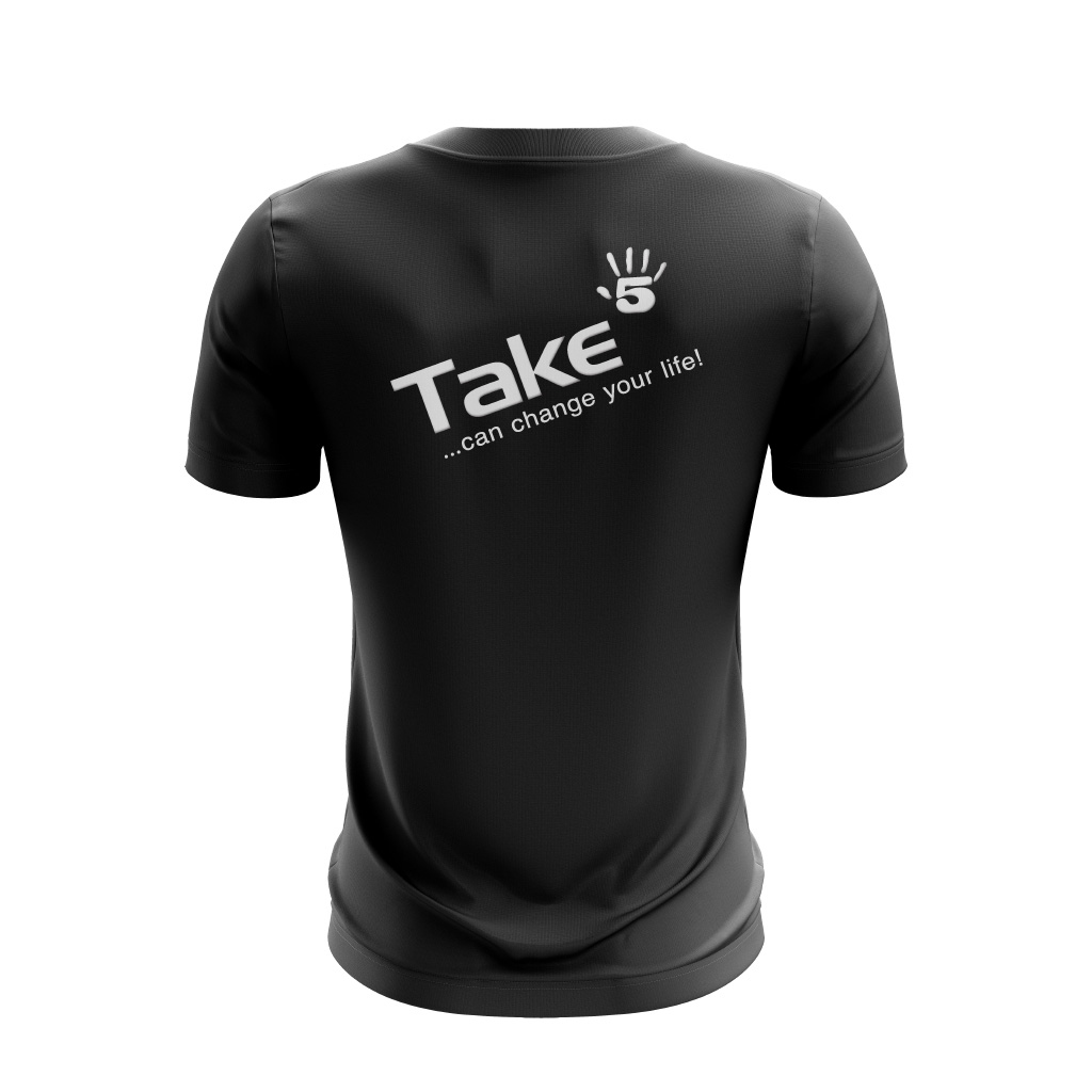 Take5-Live – Damen T-Shirt – Logo mit Backprint – Bild 3