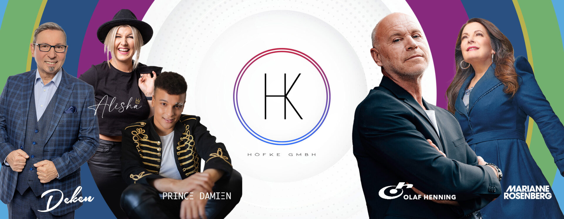 HÖFKE GmbH - Intro Banner - Schlager-Fan-Shop - Olaf Henning - Deken - Marianne Rosenberg