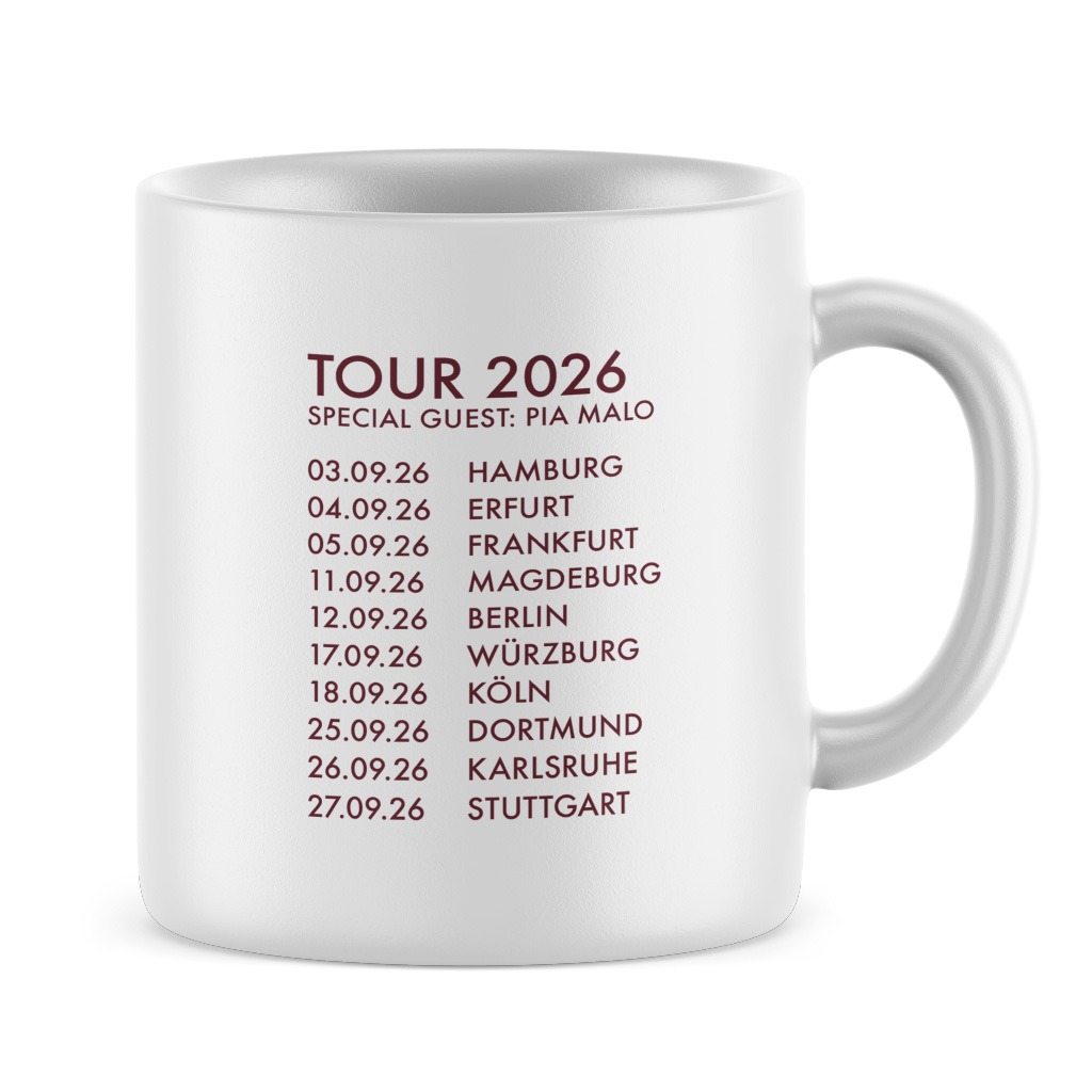 Olaf der Flipper, Tasse, Tour 2026, Merchandise, Schlager