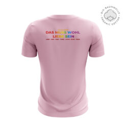 Kevin Neon, Das muss wohl Liebe sein, Unisex Bio T-Shirt, Schlagersänge, Musikproduzent