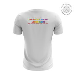 Kevin Neon, Das muss wohl Liebe sein, Unisex Bio T-Shirt, Schlagersänge, Musikproduzent