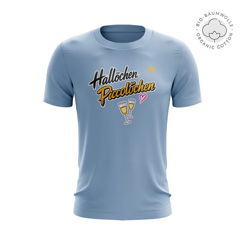 Kevin Neon, Hallöchen Piccolöchen, Unisex Bio T-Shirt, Schlagersänge, Musikproduzent