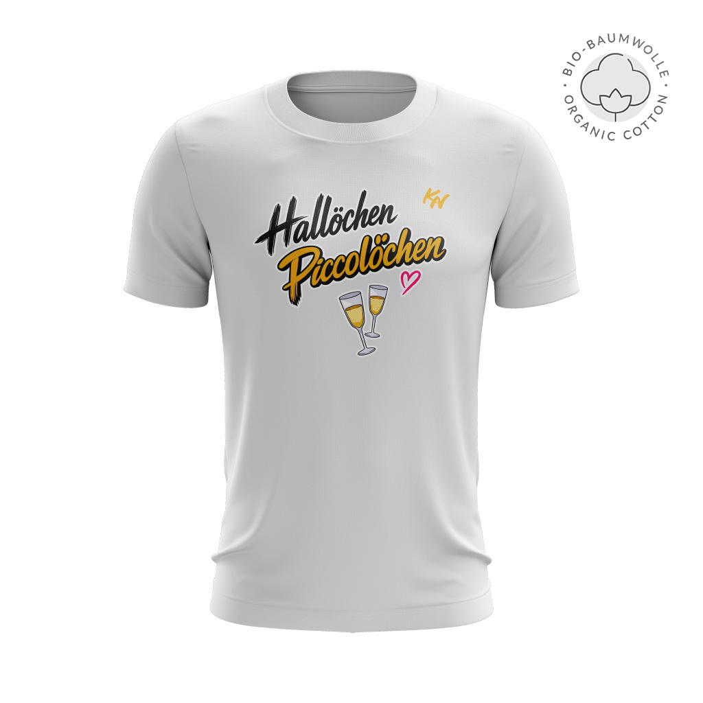 Kevin Neon, Hallöchen Piccolöchen, Unisex Bio T-Shirt, Schlagersänge, Musikproduzent