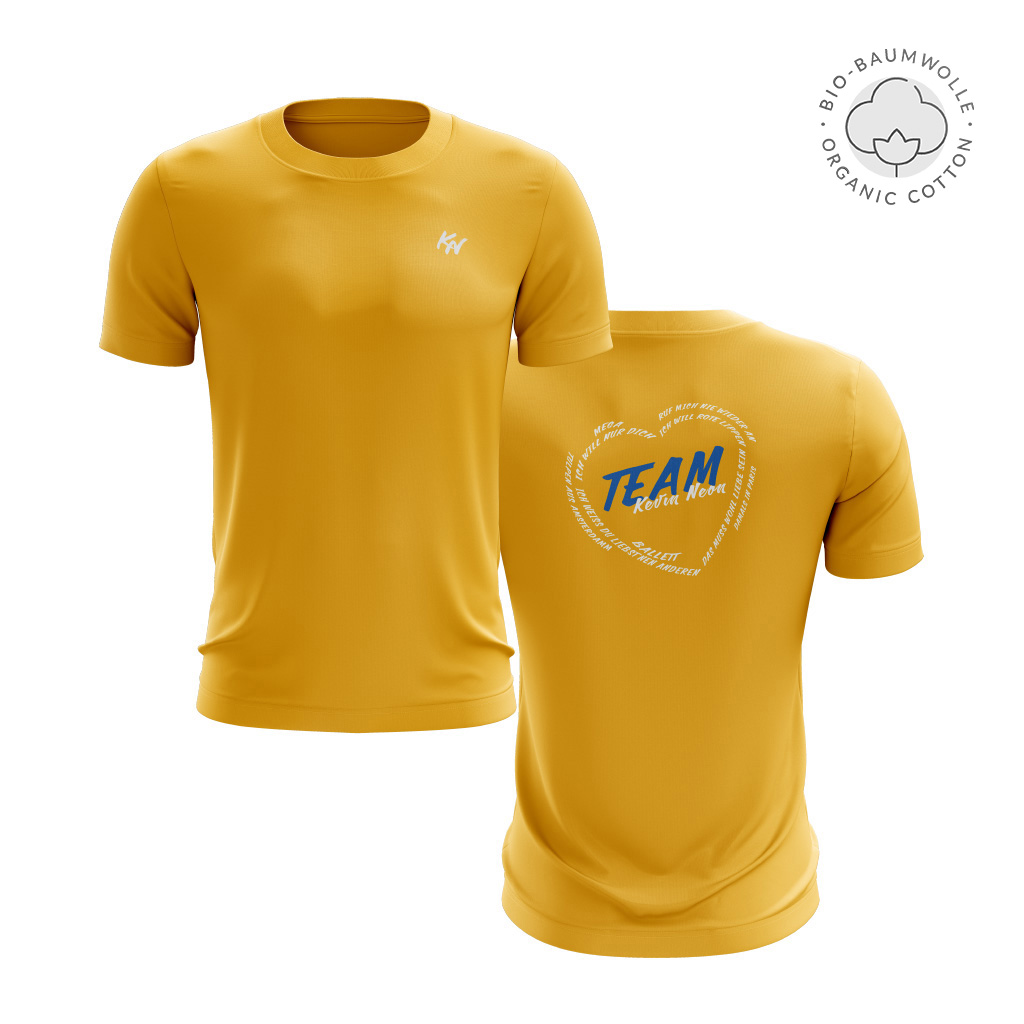 Kevin Neon, Fanshirt, Team Kevin, Ich weiß, du liebst nen Anderen - nicht mich!, Unisex Bio T-Shirt, Schlagersänge, Musikproduzent